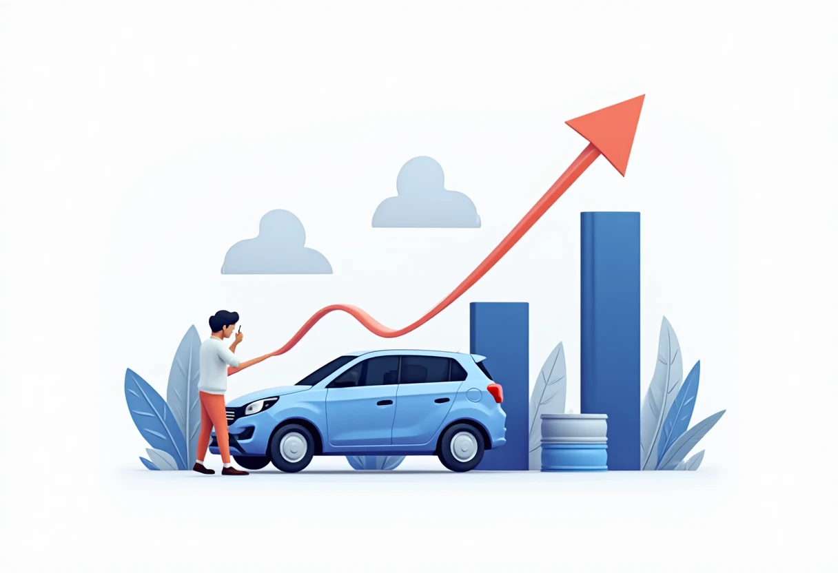 Visual representation of car finance options