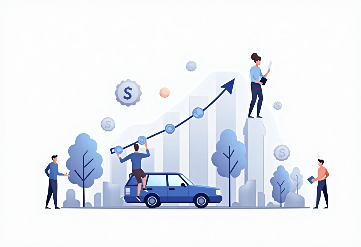 Car loan options illustration