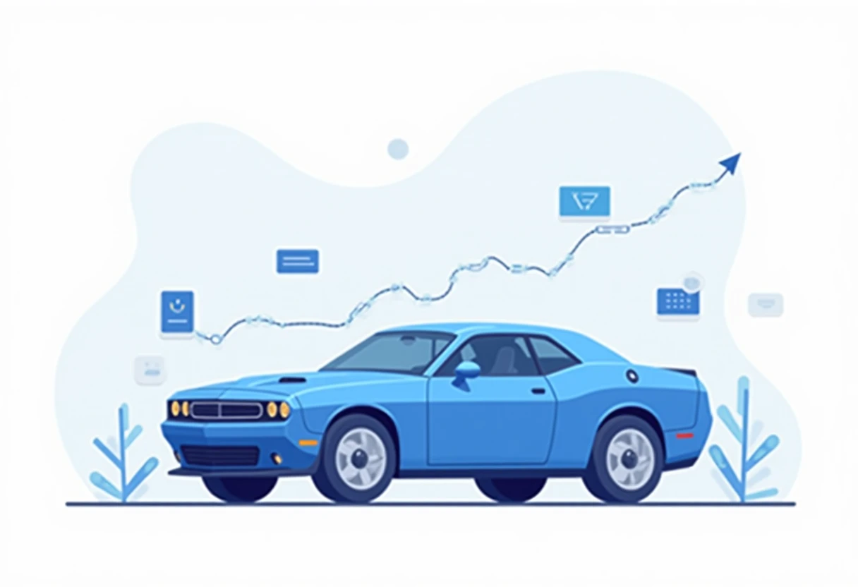Illustration de voiture moderne